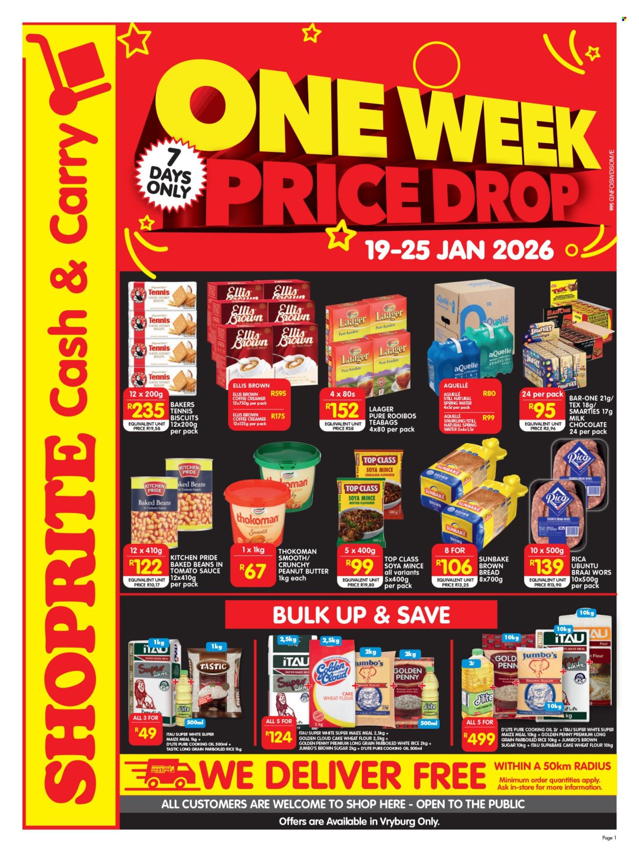 Shoprite specials - 19/01/2026 - 25/01/2026. Page 1