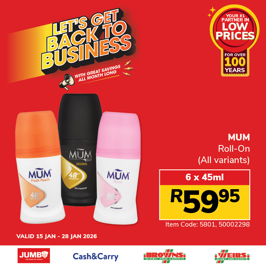 Jumbo Cash & Carry specials - 15/01/2026 - 28/01/2026. Page 17