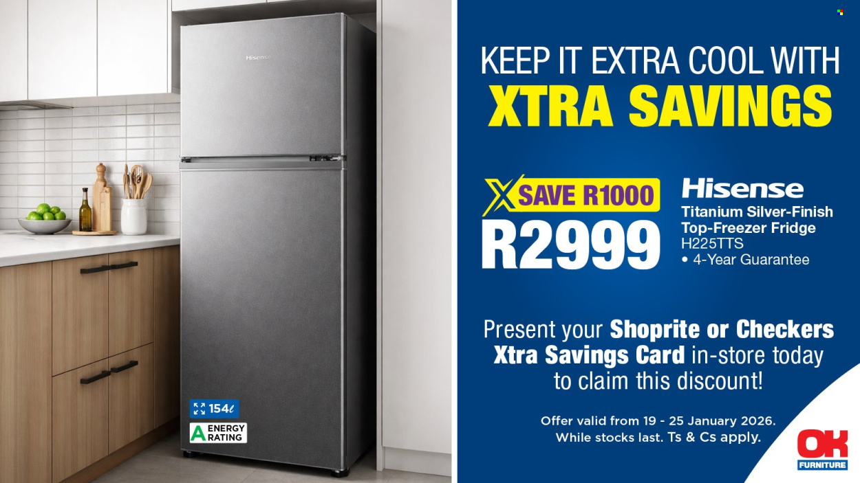OK Furniture specials - 19/01/2026 - 25/01/2026. Page 1