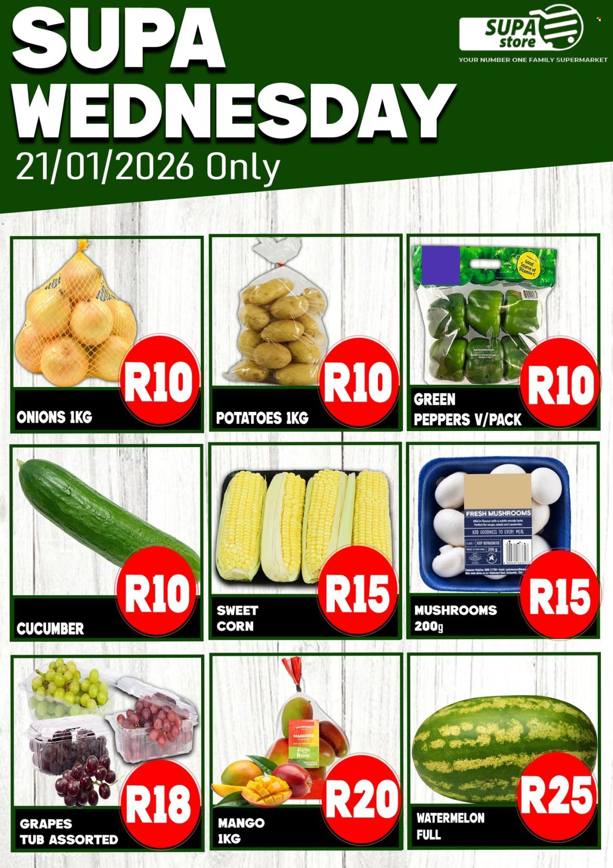 Supa Store specials - 21/01/2026 - 21/01/2026. Page 1