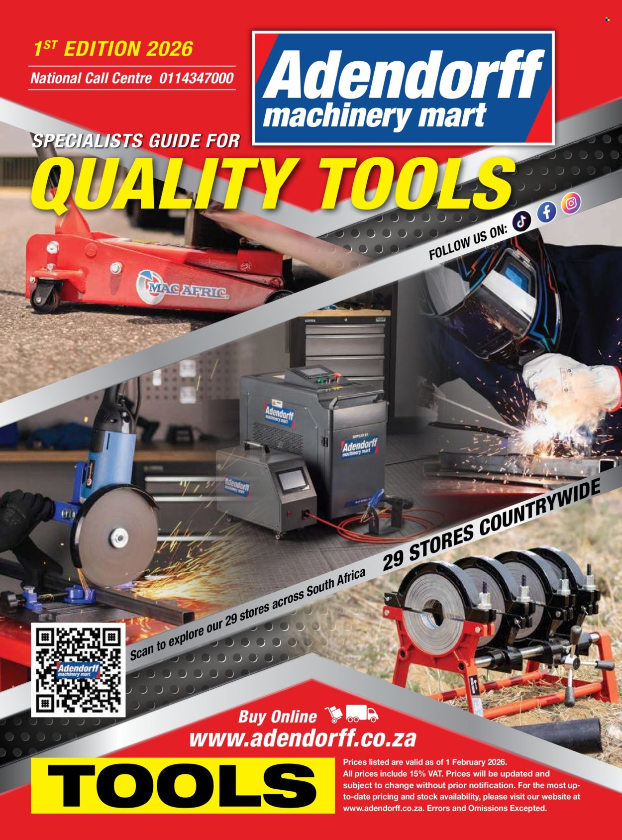 Adendorff Machinery Mart specials - 21/01/2026 - 01/02/2026. Page 1