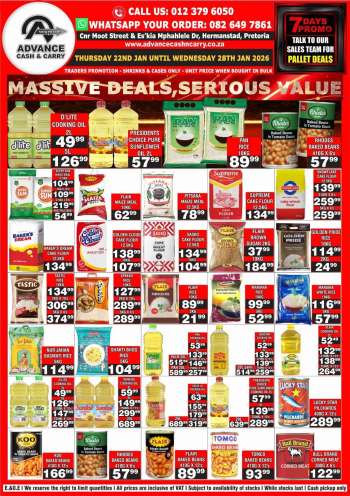 Advance Cash & Carry catalogue  - 22/01/2026 - 28/01/2026.