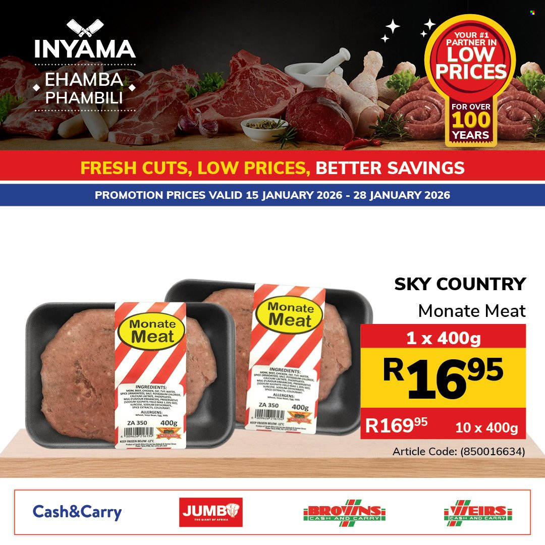 Jumbo Cash & Carry specials - 15/01/2026 - 28/01/2026. Page 1