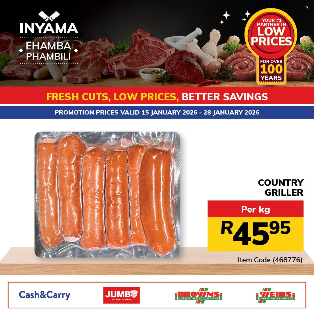 Jumbo Cash & Carry specials - 15/01/2026 - 28/01/2026. Page 4