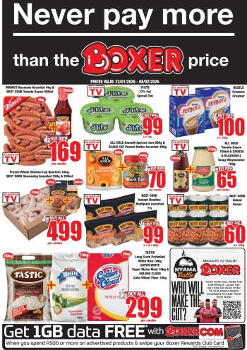 Boxer catalogue  - 22/01/2026 - 08/02/2026.