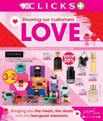 Clicks catalogue  - 22/01/2026 - 14/02/2026.