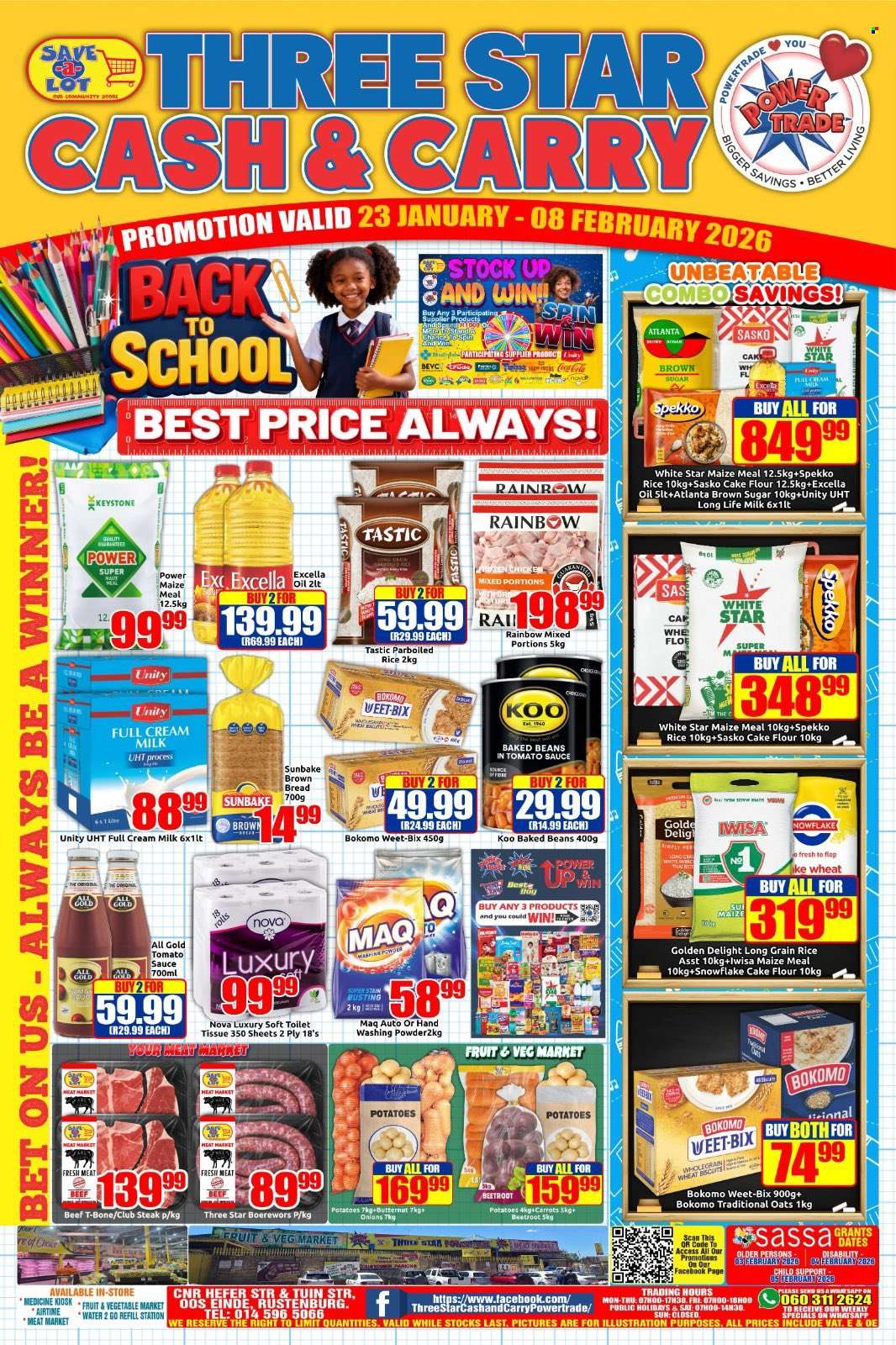 Three Star Cash and Carry specials - 23/01/2026 - 08/02/2026. Page 1