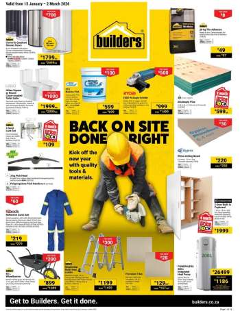 Builders catalogue  - 13/01/2026 - 02/03/2026.