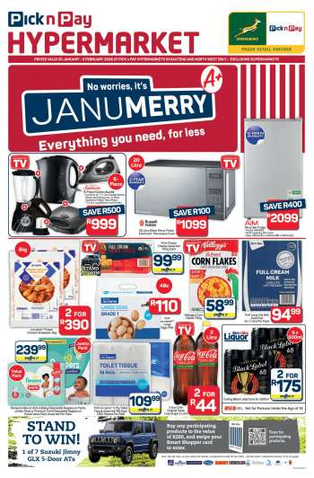 Pick n Pay Hypermarket catalogue  - 23/01/2026 - 05/02/2026.
