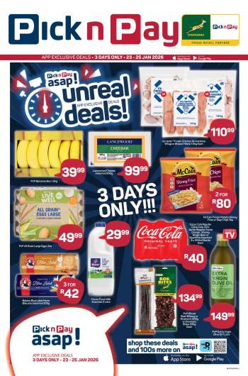 thumbnail - Pick n Pay catalogue - asap! Specials