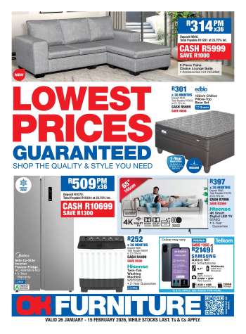 OK Furniture catalogue  - 26/01/2026 - 15/02/2026.