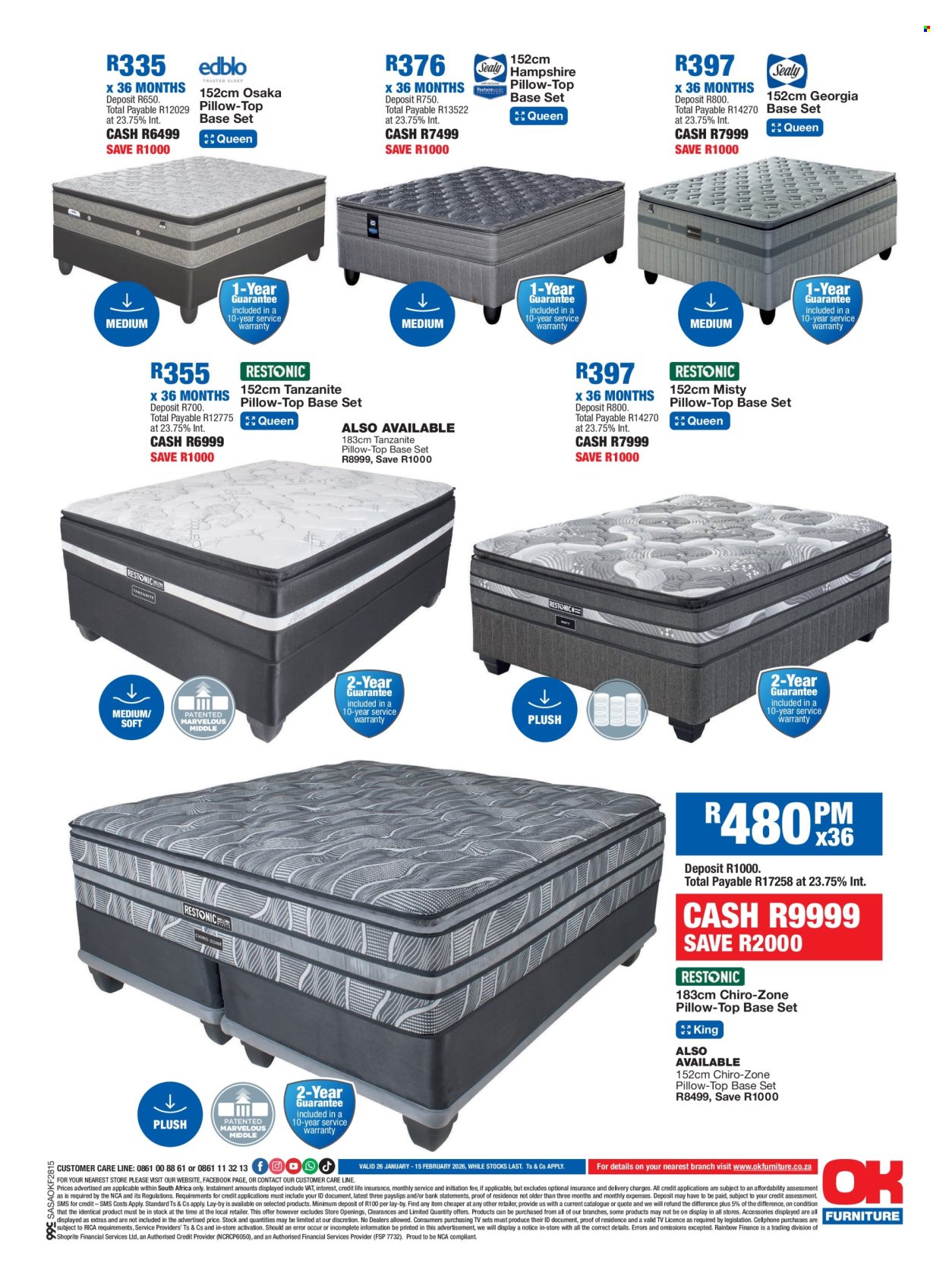 OK Furniture specials - 26/01/2026 - 15/02/2026. Page 16