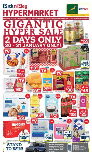 Pick n Pay Hypermarket catalogue  - 30/01/2026 - 31/01/2026.