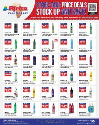 Africa Cash & Carry catalogue  - 29/01/2026 - 04/02/2026.