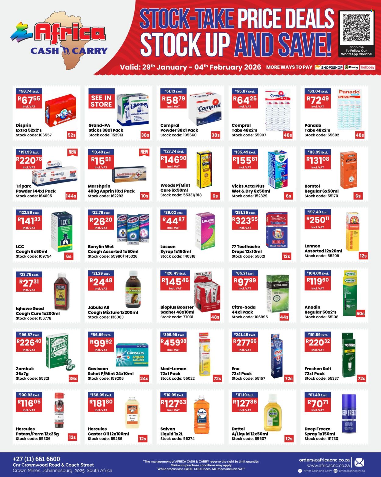 Africa Cash & Carry specials - 29/01/2026 - 04/02/2026. Page 8