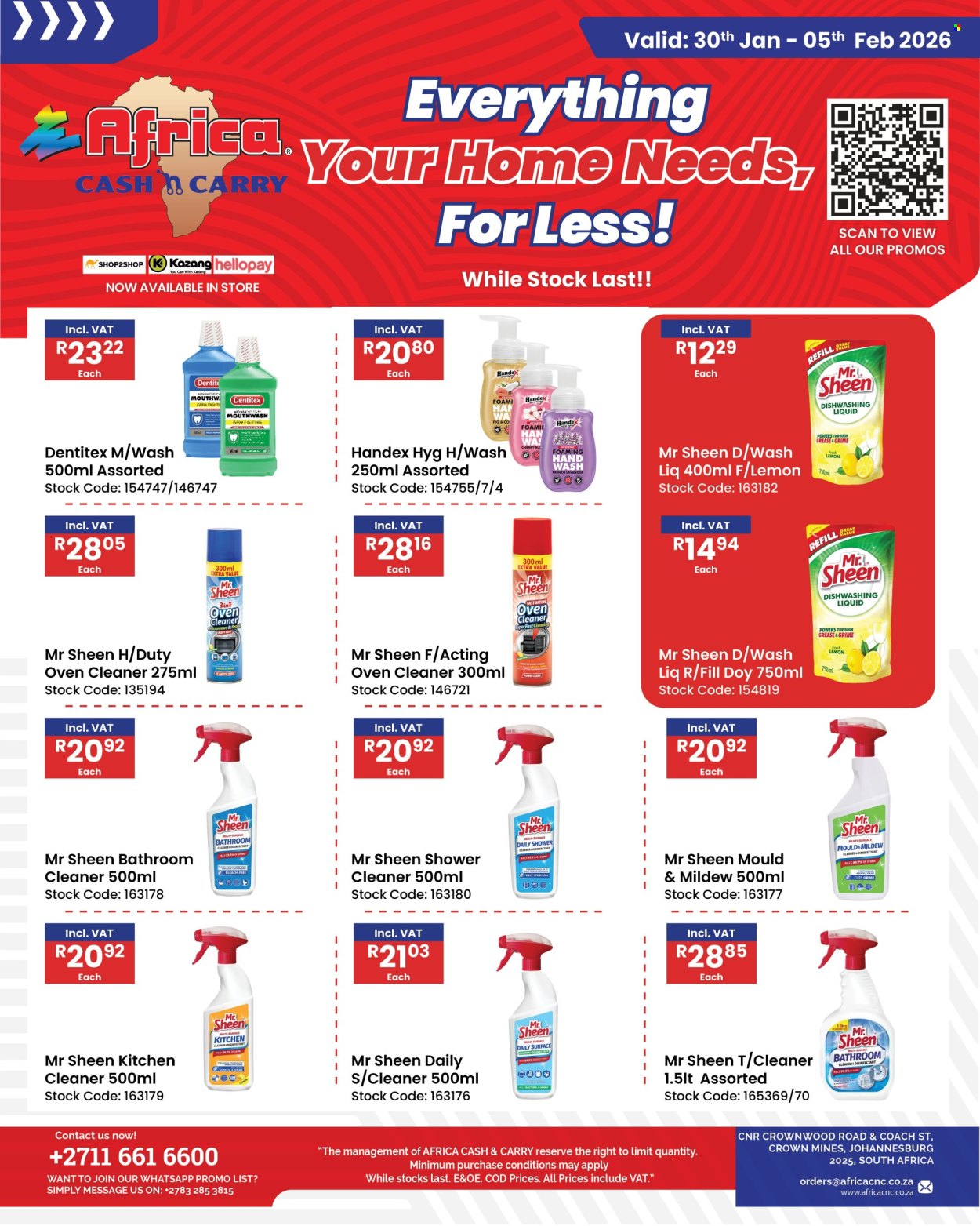 Africa Cash & Carry specials - 30/01/2026 - 05/02/2026. Page 1