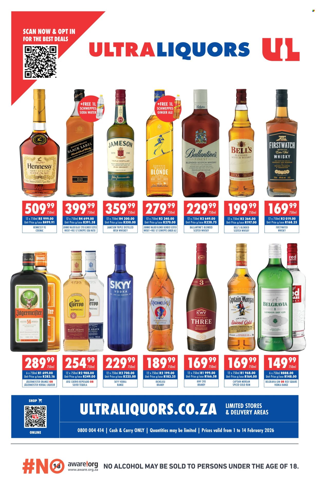 Ultra Liquors specials - 01/02/2026 - 14/02/2026. Page 1