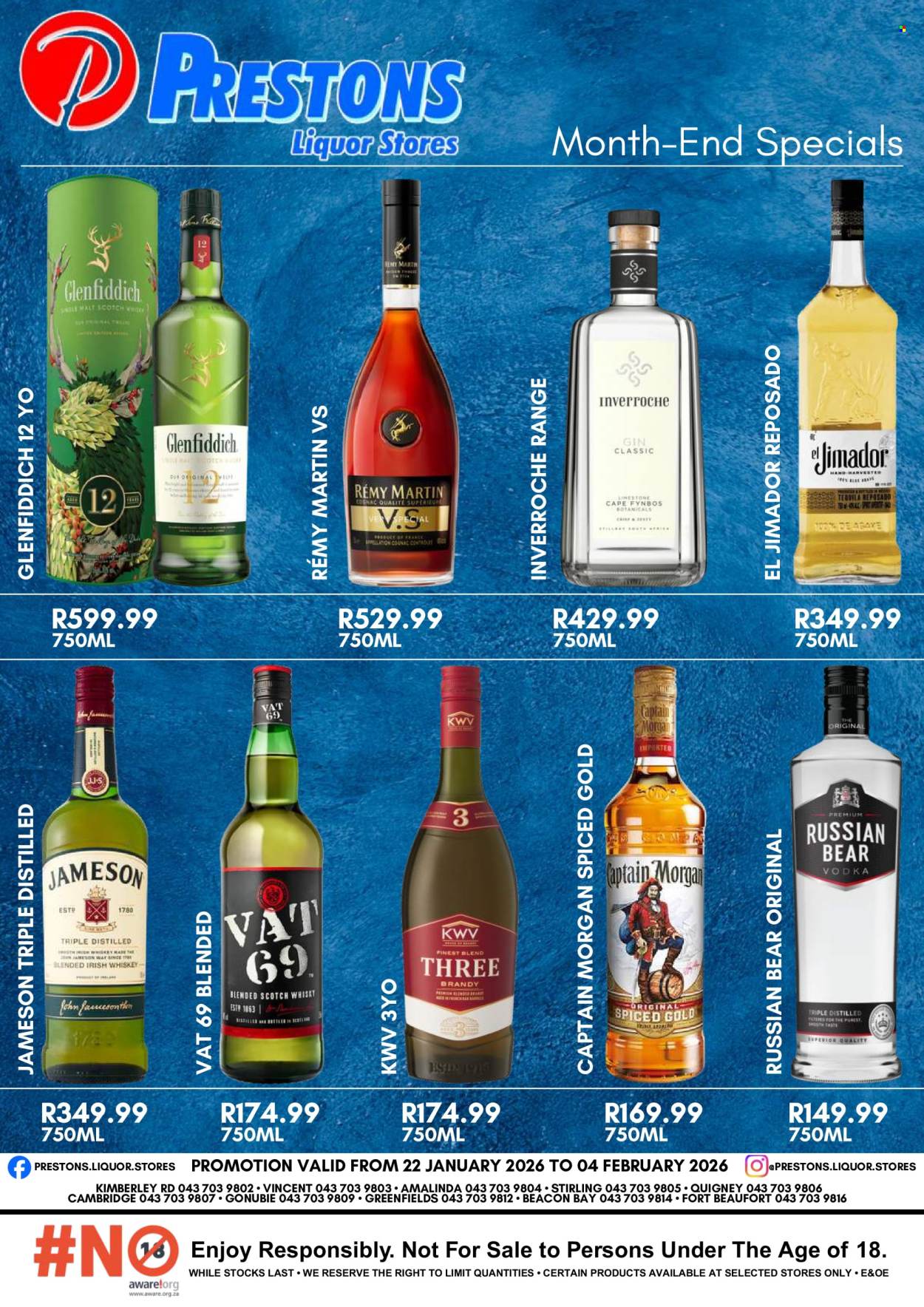 Prestons Liquor Stores specials - 22/01/2026 - 04/02/2026. Page 1