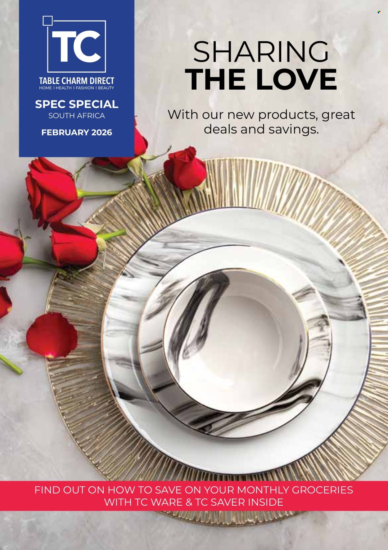 Table Charm Direct specials - 01/02/2026 - 28/02/2026. Page 1