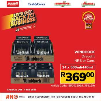 Jumbo Cash & Carry catalogue  - 22/01/2026 - 04/02/2026.