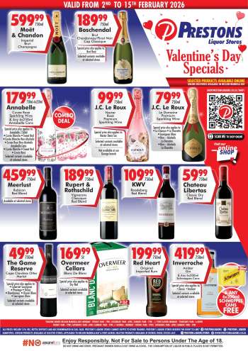 Prestons Liquor Stores catalogue  - 02/02/2026 - 15/02/2026.