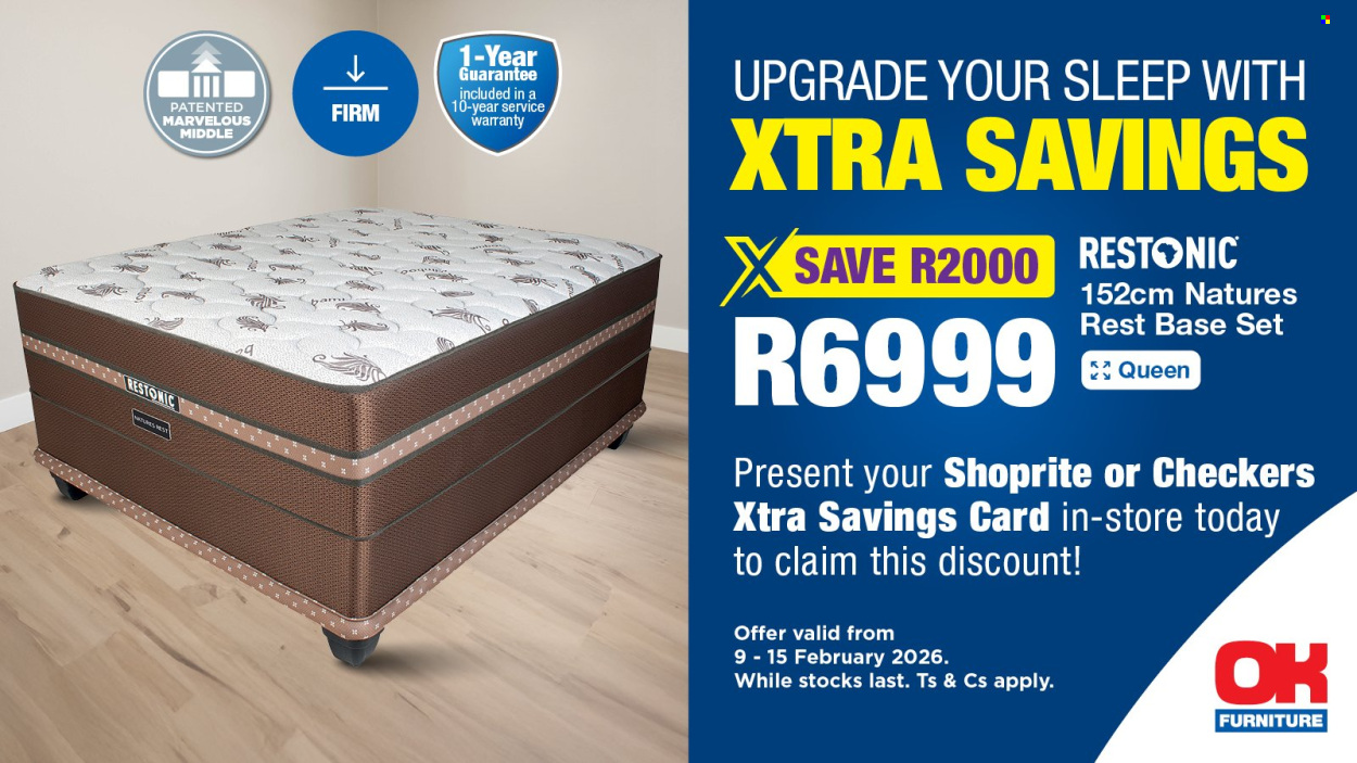 OK Furniture specials - 09/02/2026 - 15/02/2026. Page 1