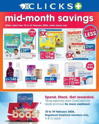Clicks catalogue  - 10/02/2026 - 24/02/2026.