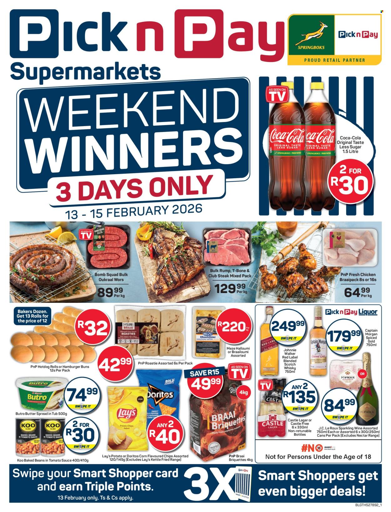 Pick n Pay Supermarket specials - 13/02/2026 - 15/02/2026. Page 1