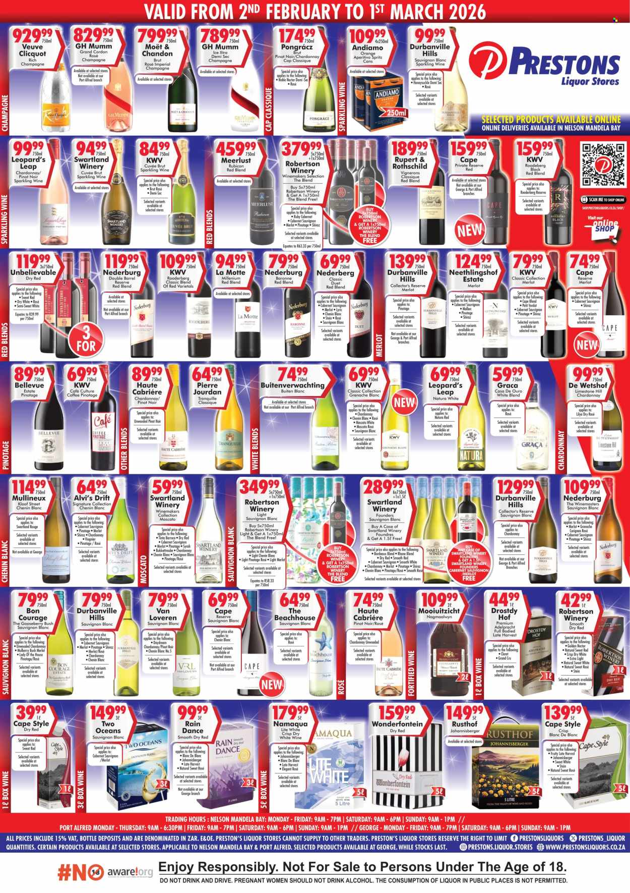 Prestons Liquor Stores specials - 02/02/2026 - 01/03/2026. Page 1