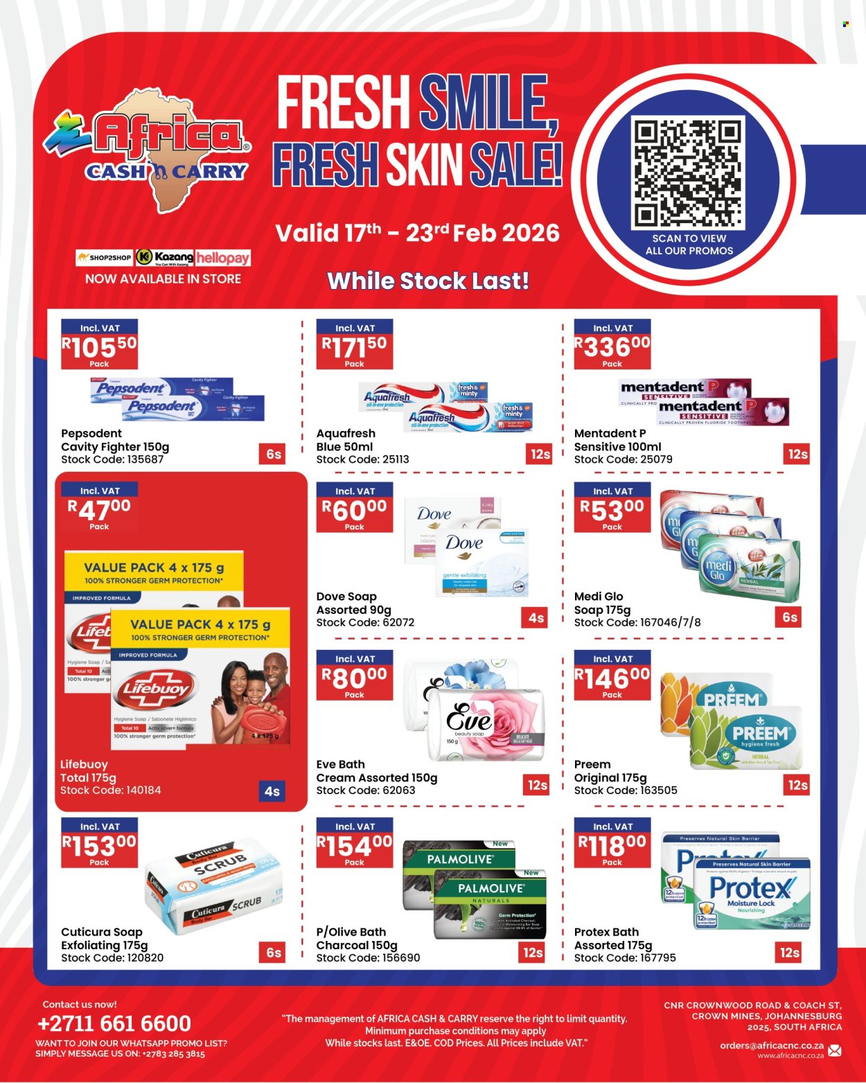 Africa Cash & Carry specials - 17/02/2026 - 23/02/2026. Page 1