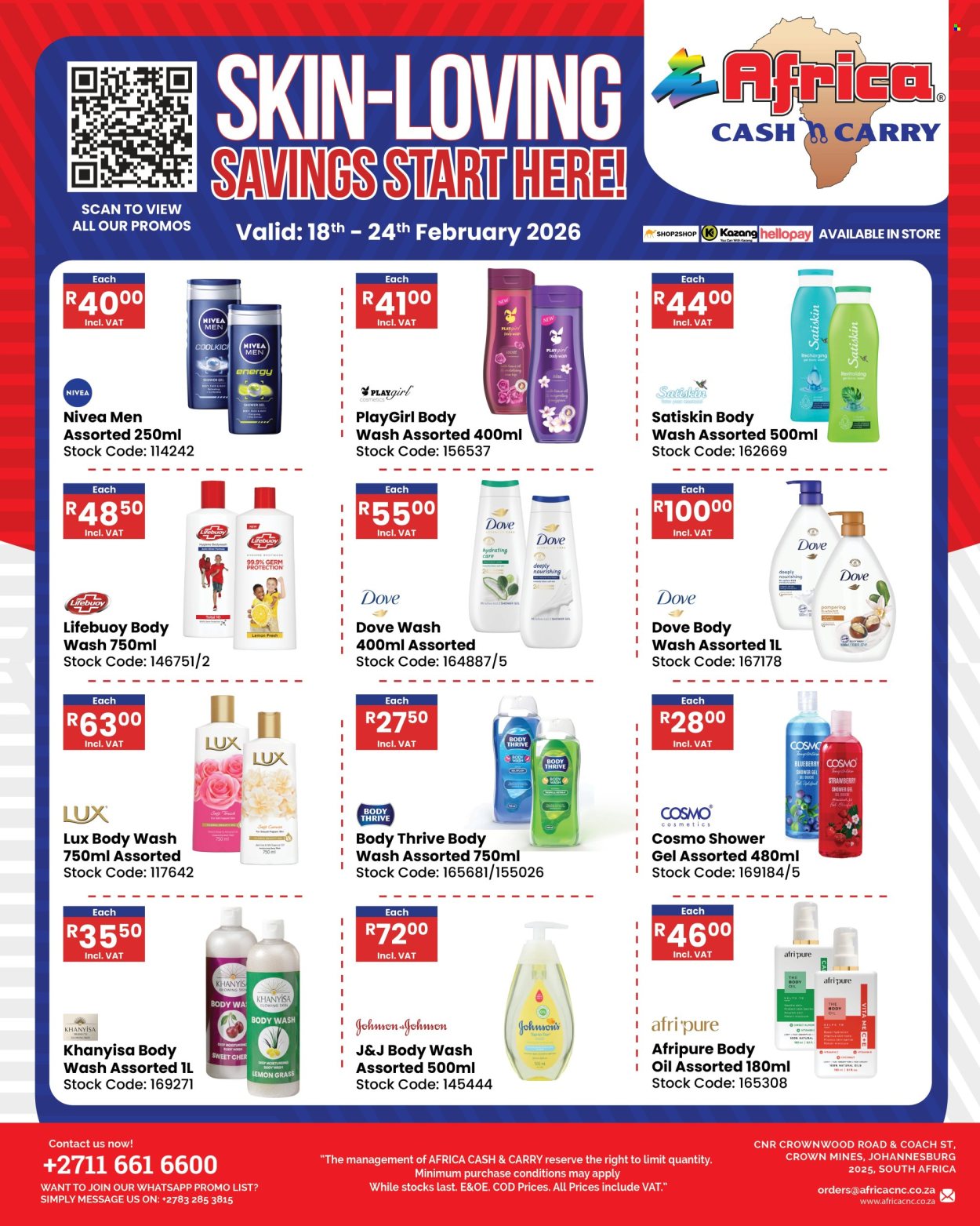 Africa Cash & Carry specials - 18/02/2026 - 24/02/2026. Page 1