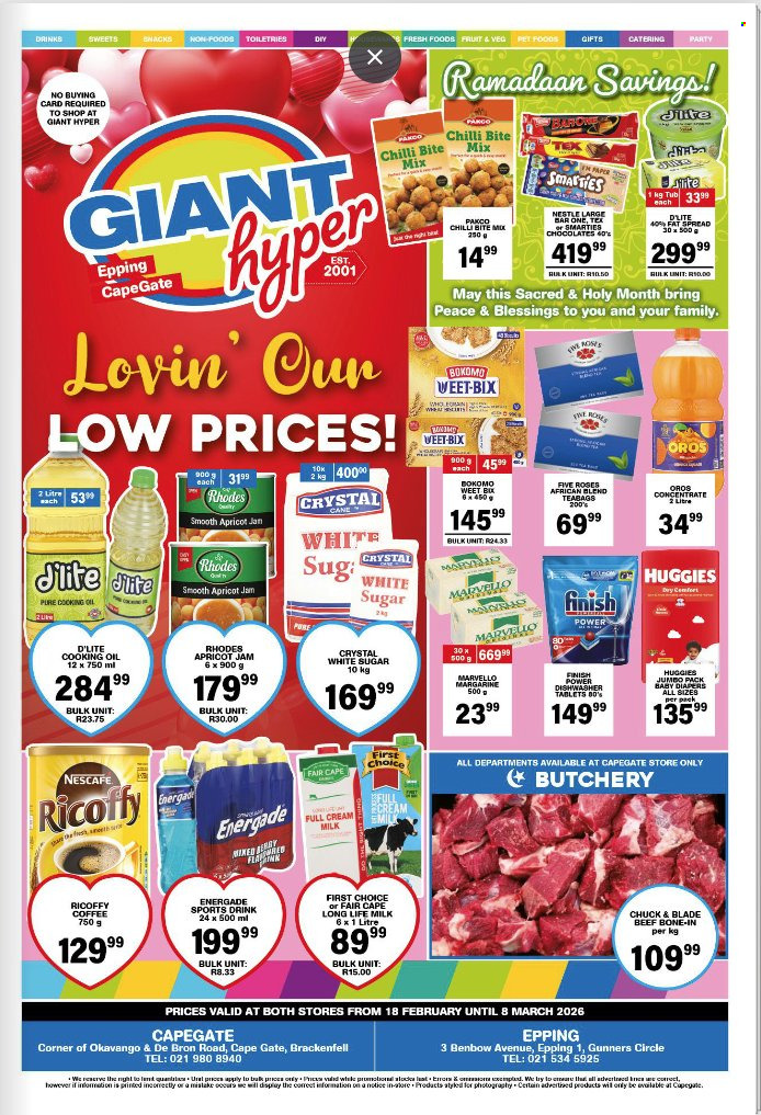 Giant Hyper specials - 18/02/2026 - 08/03/2026. Page 1