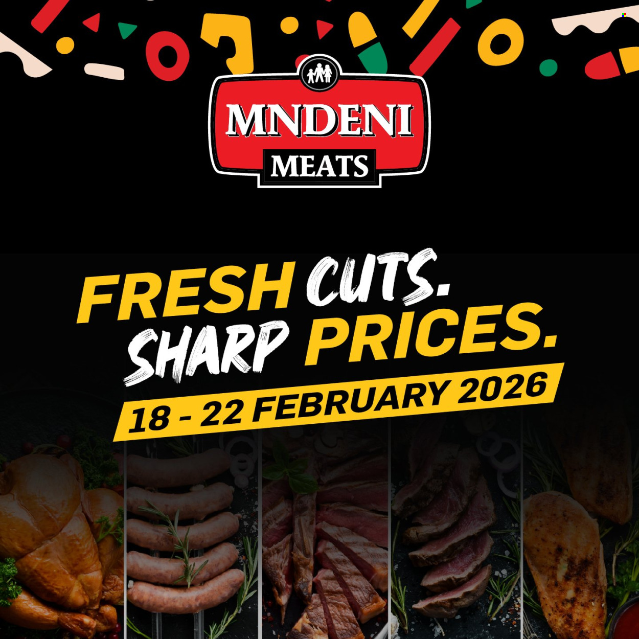 Mndeni Meats specials - 18/02/2026 - 22/02/2026. Page 1
