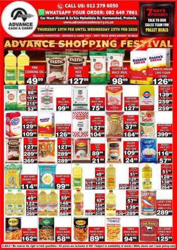 Advance Cash & Carry catalogue  - 19/02/2026 - 25/02/2026.