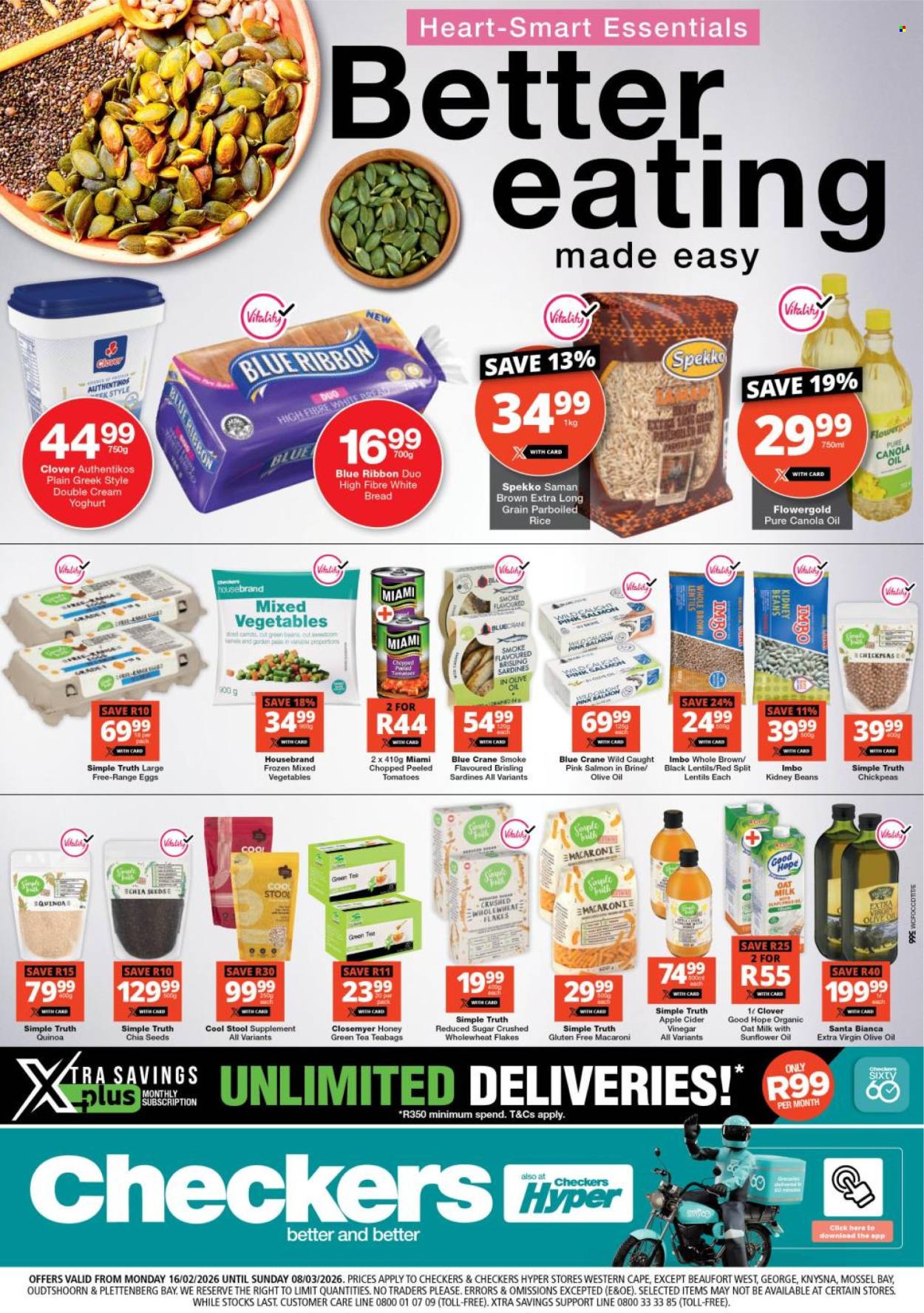 Checkers specials - 16/02/2026 - 08/03/2026. Page 1