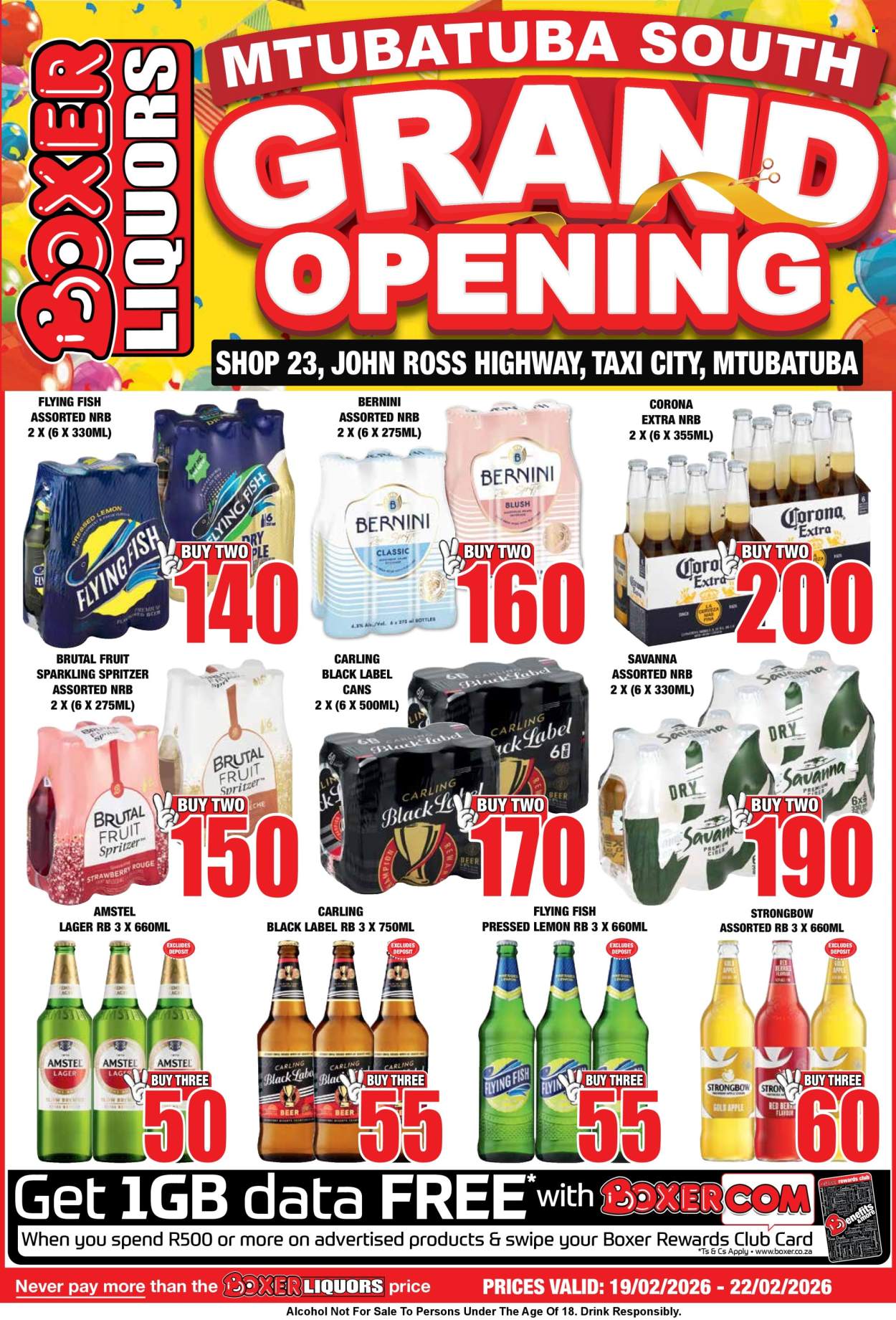Boxer specials - 19/02/2026 - 22/02/2026. Page 1