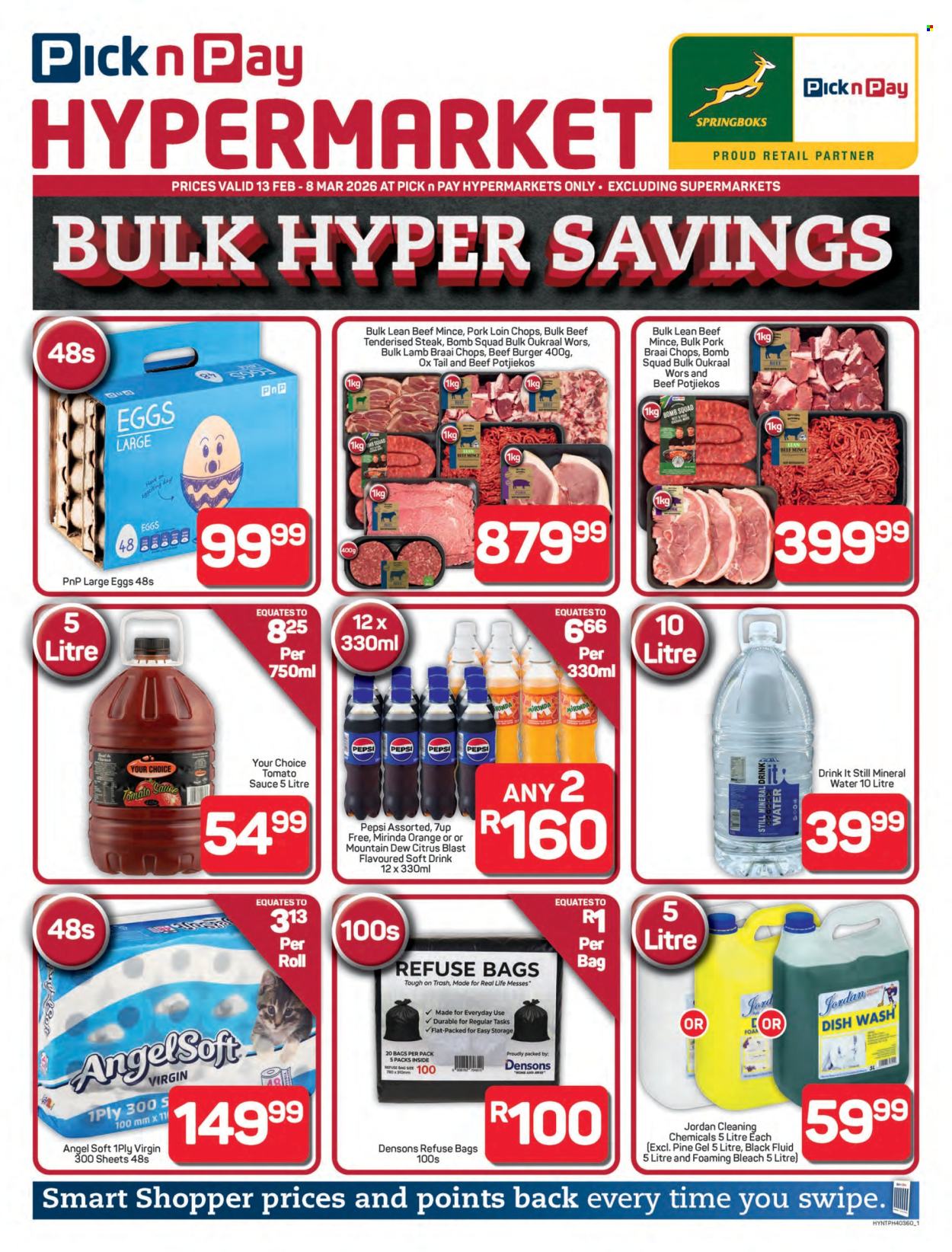 Pick n Pay Hypermarket specials - 13/02/2026 - 08/03/2026. Page 1