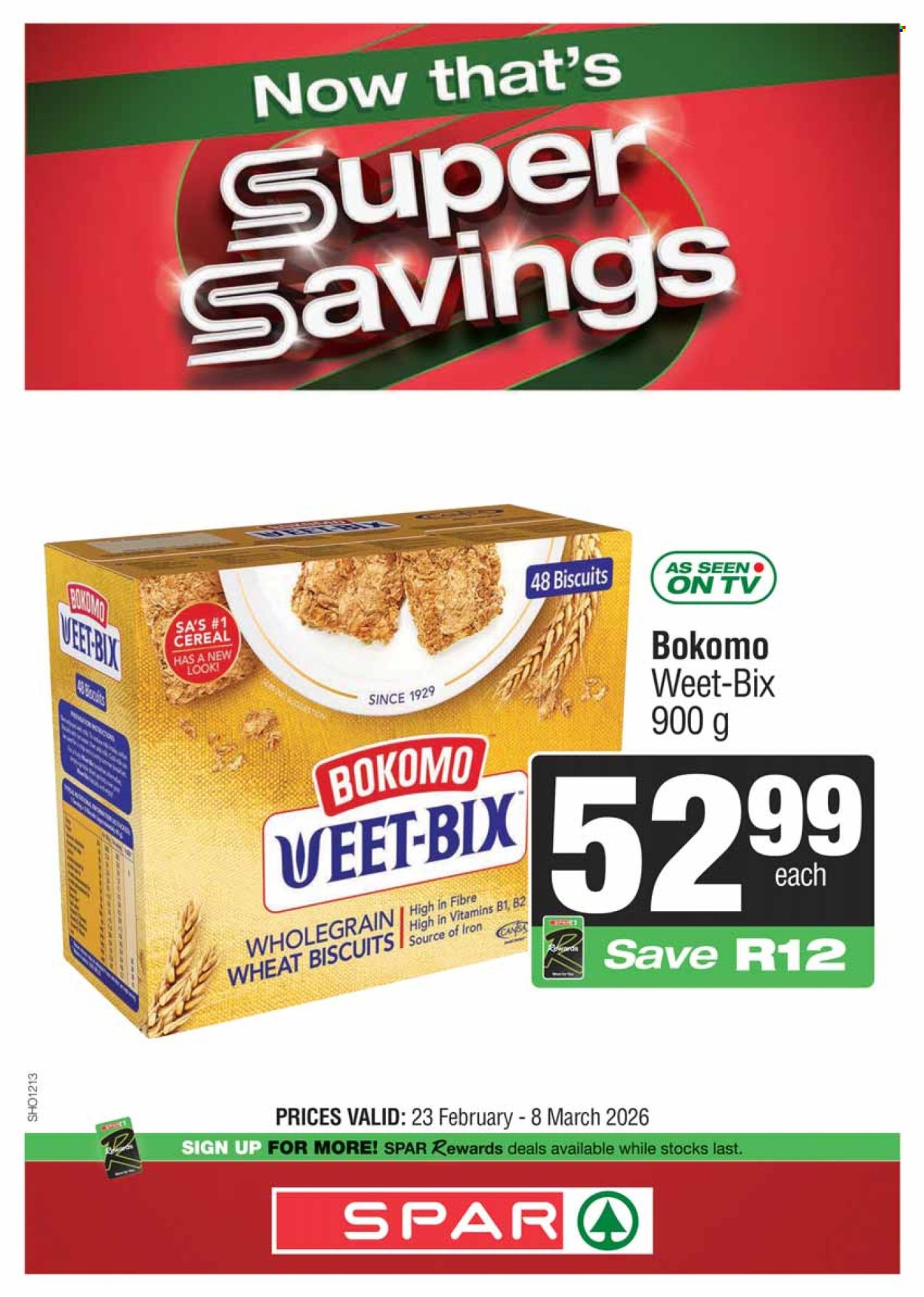 SPAR specials - 23/02/2026 - 08/03/2026. Page 1