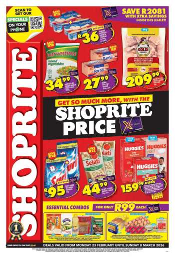 Shoprite catalogue  - 23/02/2026 - 08/03/2026.