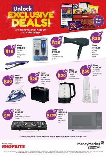 Shoprite catalogue  - 23/02/2026 - 08/03/2026.