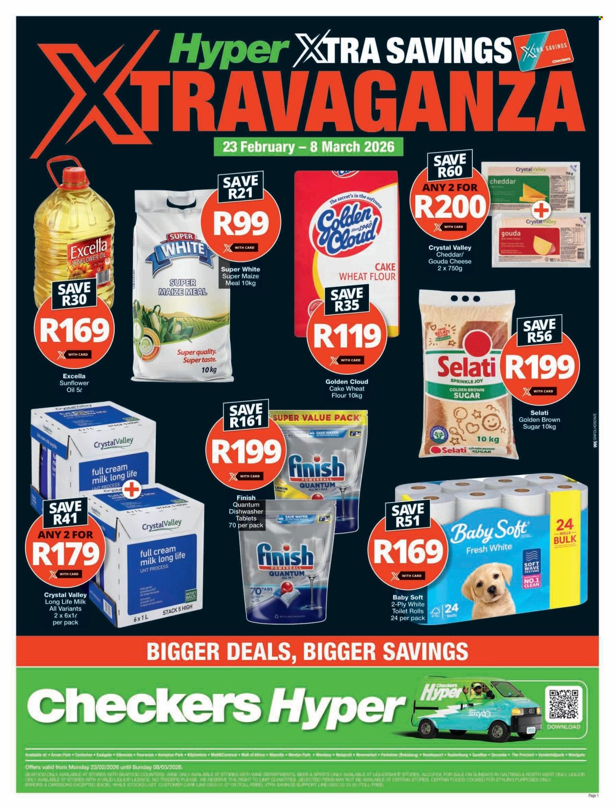 Checkers specials - 23/02/2026 - 08/03/2026. Page 1