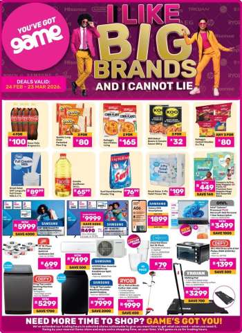 Game catalogue  - 24/02/2026 - 23/03/2026.