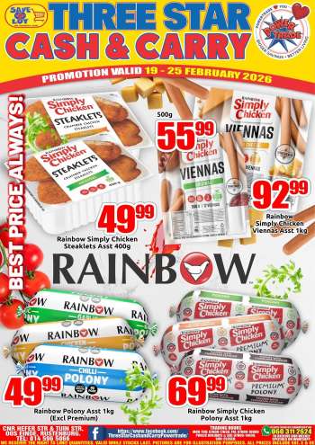 Three Star Cash and Carry catalogue  - 19/02/2026 - 25/02/2026.