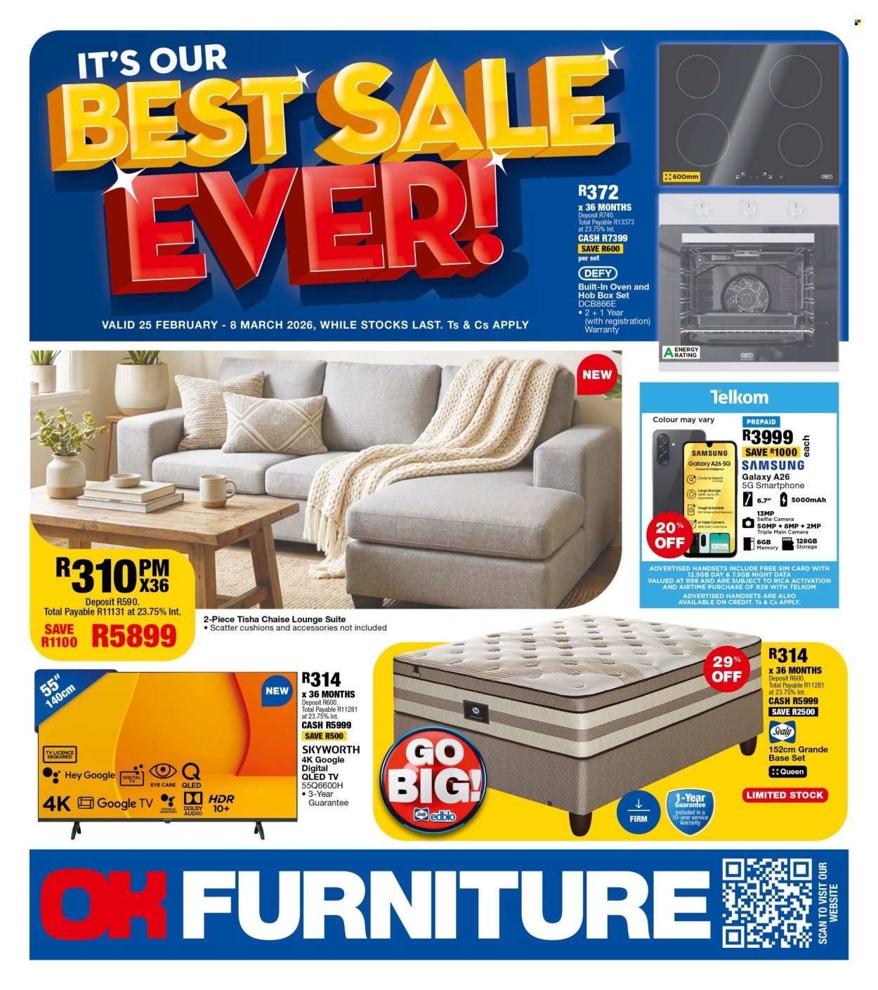 OK Furniture specials - 25/02/2026 - 08/03/2026. Page 1