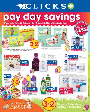 Clicks catalogue  - 25/02/2026 - 10/03/2026.