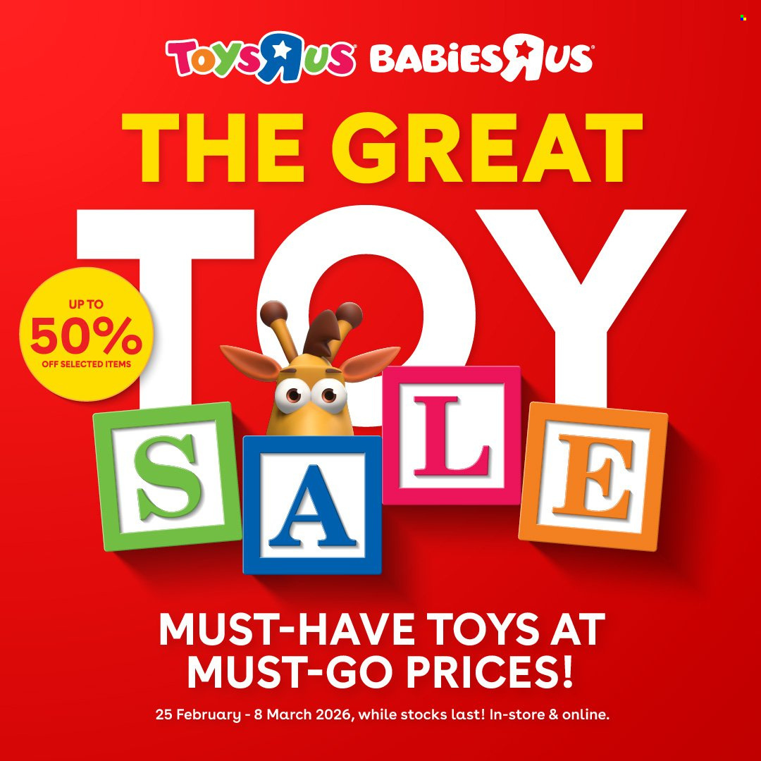 Toys R Us specials - 25/02/2026 - 08/03/2026. Page 1