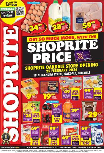 Shoprite catalogue  - 25/02/2026 - 01/03/2026.