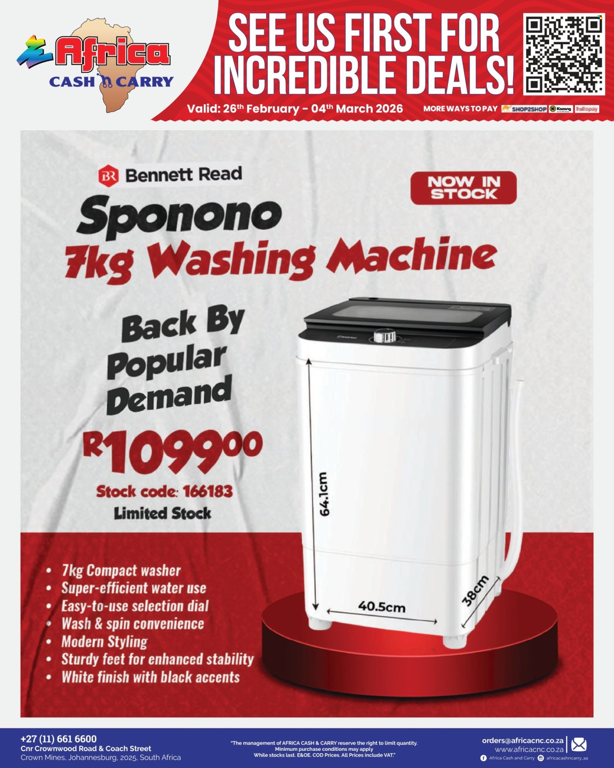 Africa Cash & Carry specials - 26/02/2026 - 04/03/2026. Page 41