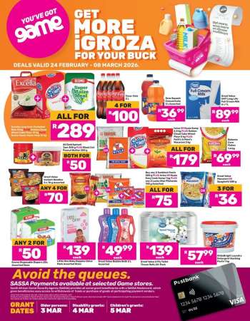 Game catalogue  - 24/02/2026 - 08/03/2026.