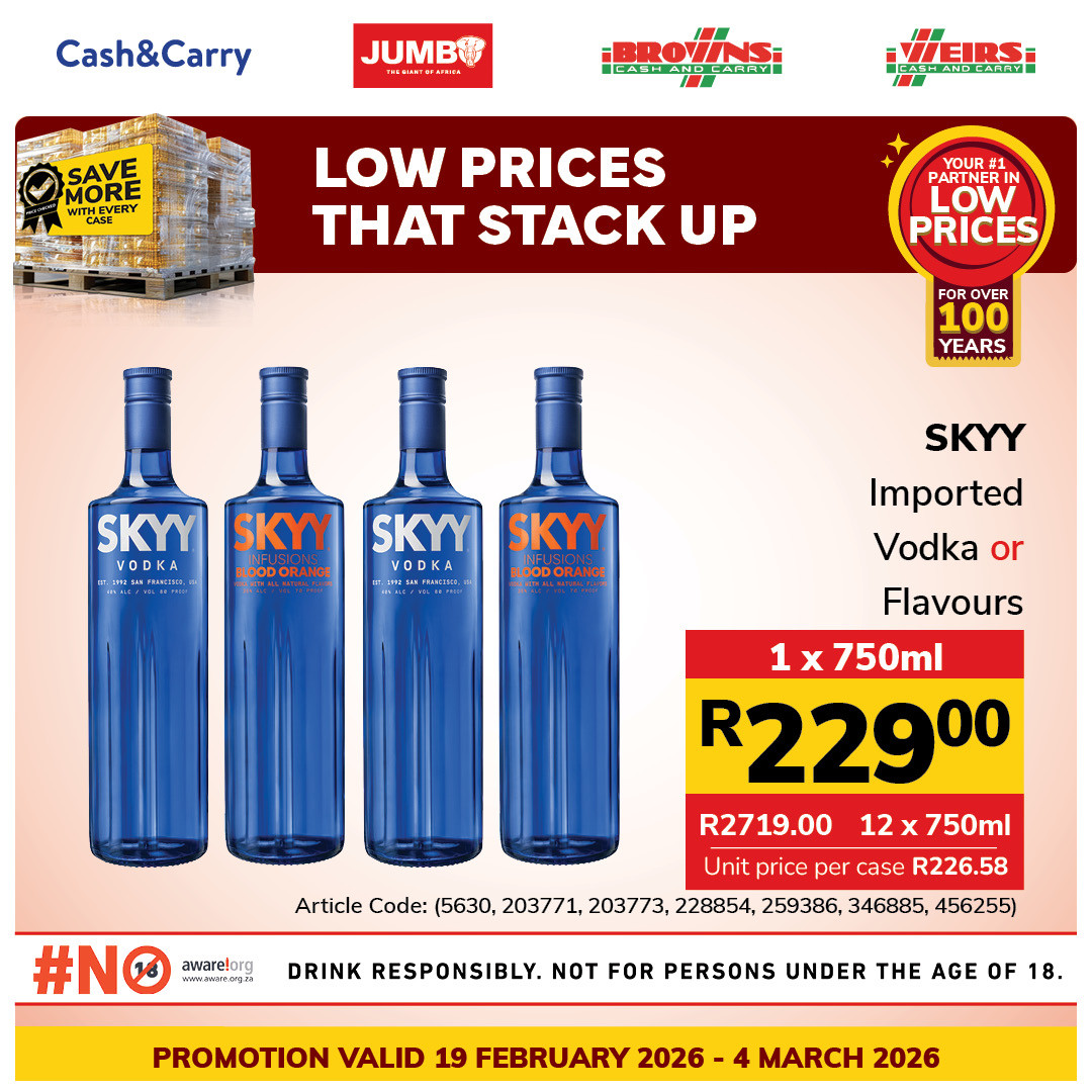 Jumbo Cash & Carry specials - 19/02/2026 - 04/03/2026. Page 16
